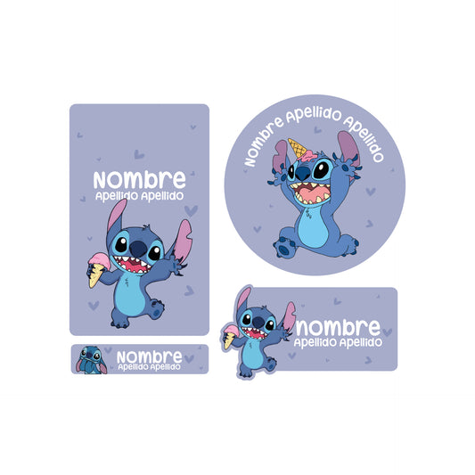 Stitch corazones