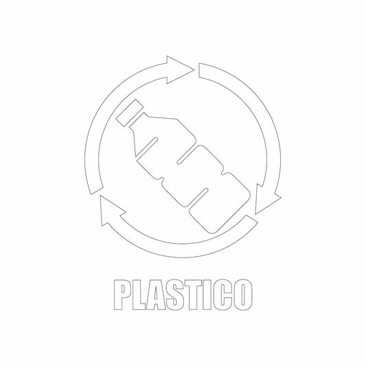Vinil para bote de basura para plástico