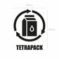Vinil para bote de basura para tetrapack