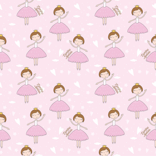 Bailarinas fondo rosa 186