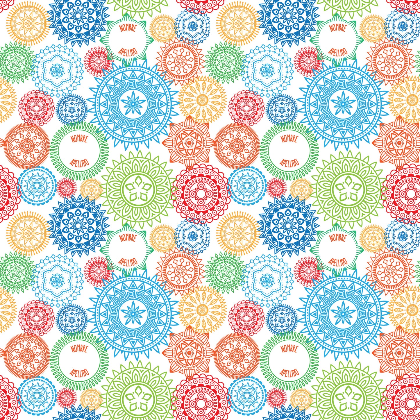 Mandala colores 36 ............................... *VARIAS OPCIONES DE COLOR
