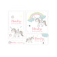 Unicornio con copete