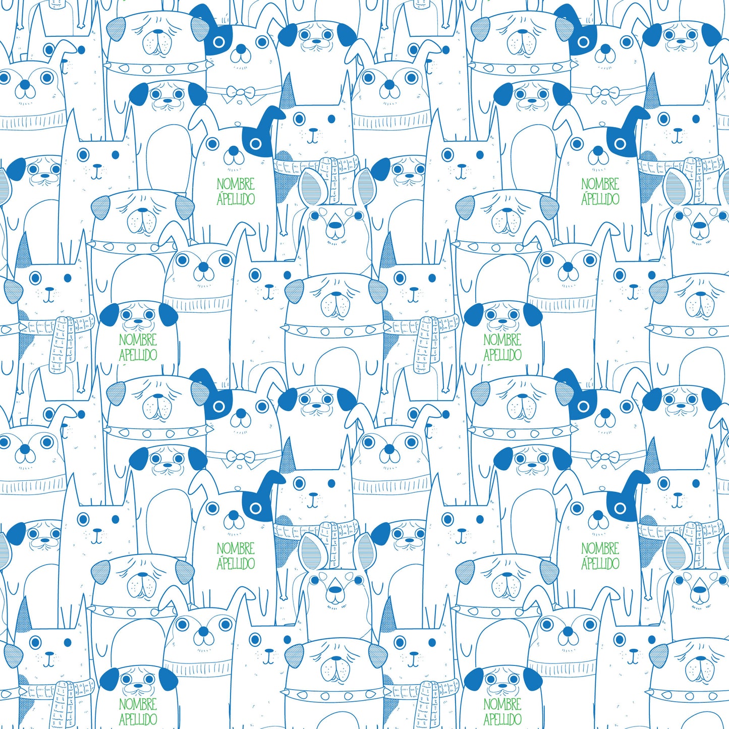 Mascotas azules 52 ............................... *VARIAS OPCIONES DE COLOR