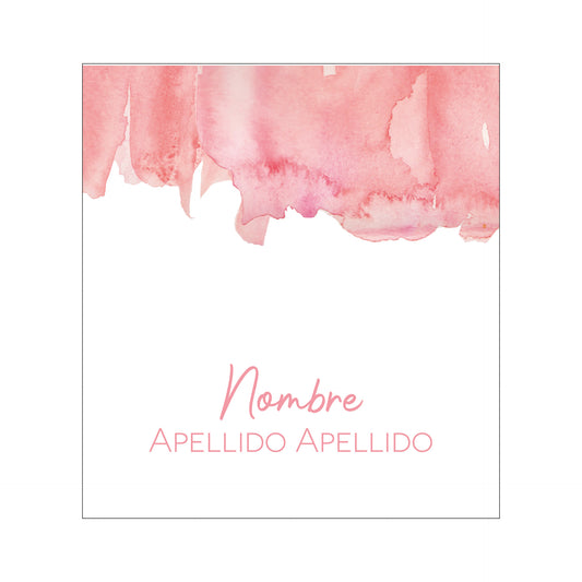 Acuerela rosa