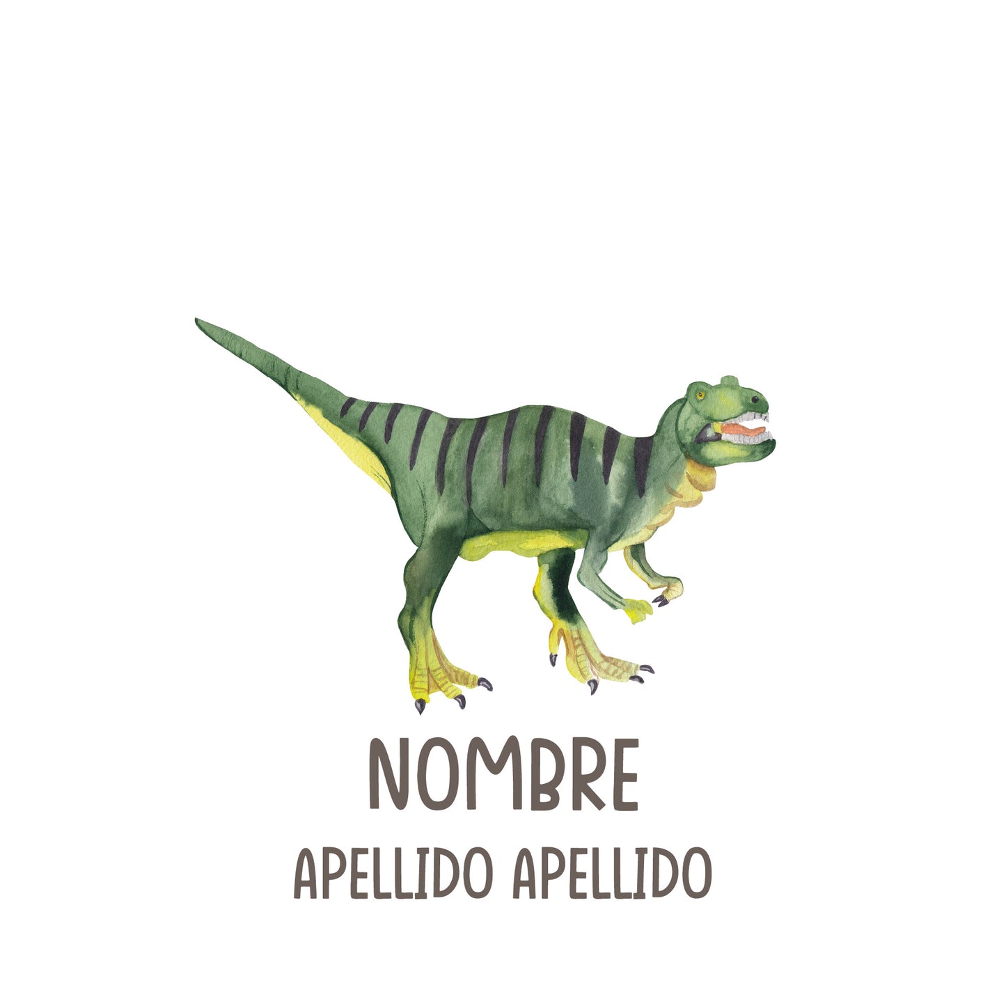 Dinosaurios acuarela 2
