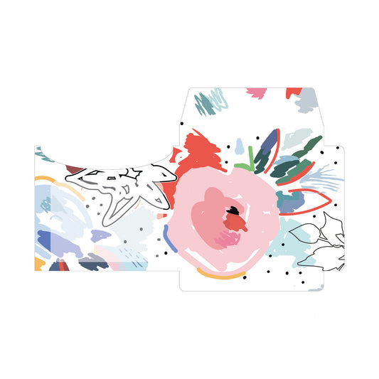 Petunia con blanco