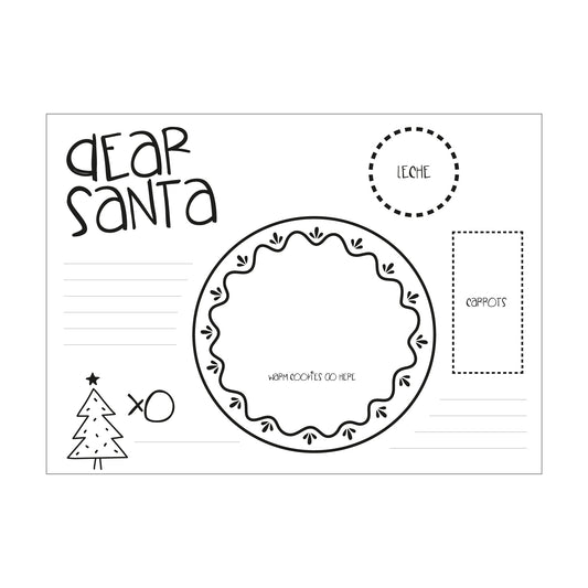 Mantel individual para santa