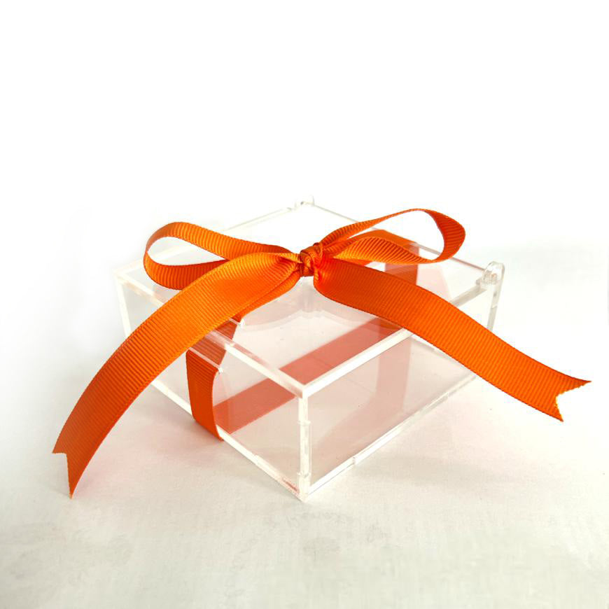 Caja de acrílico para tarjetas de agradecimiento