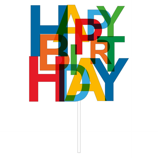 Cake Topper   Happy Birthday