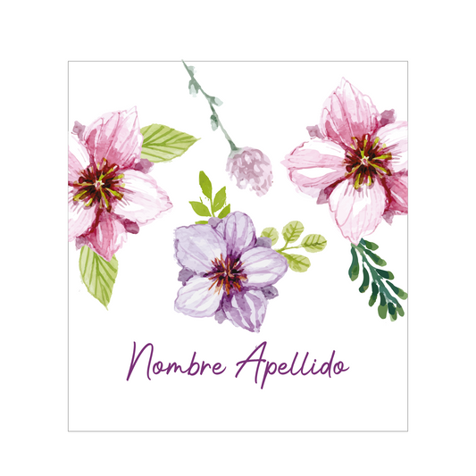 Flores moradas