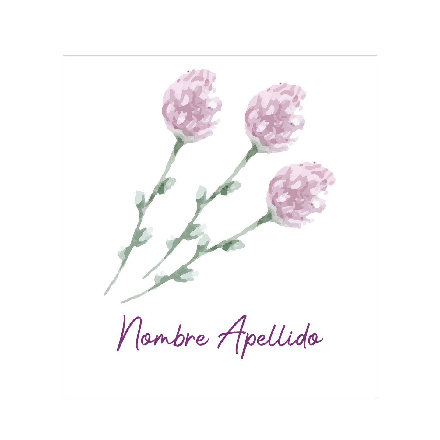 Flores moradas