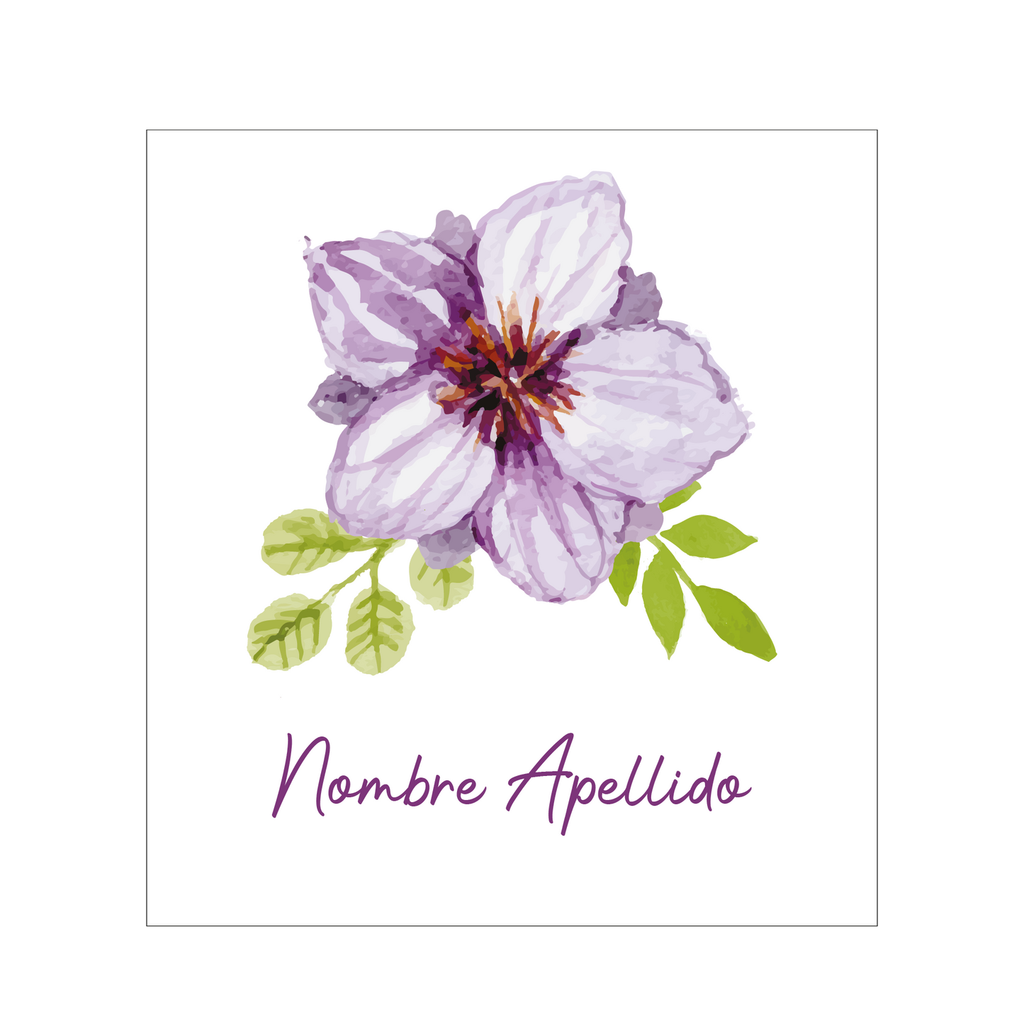Flores moradas