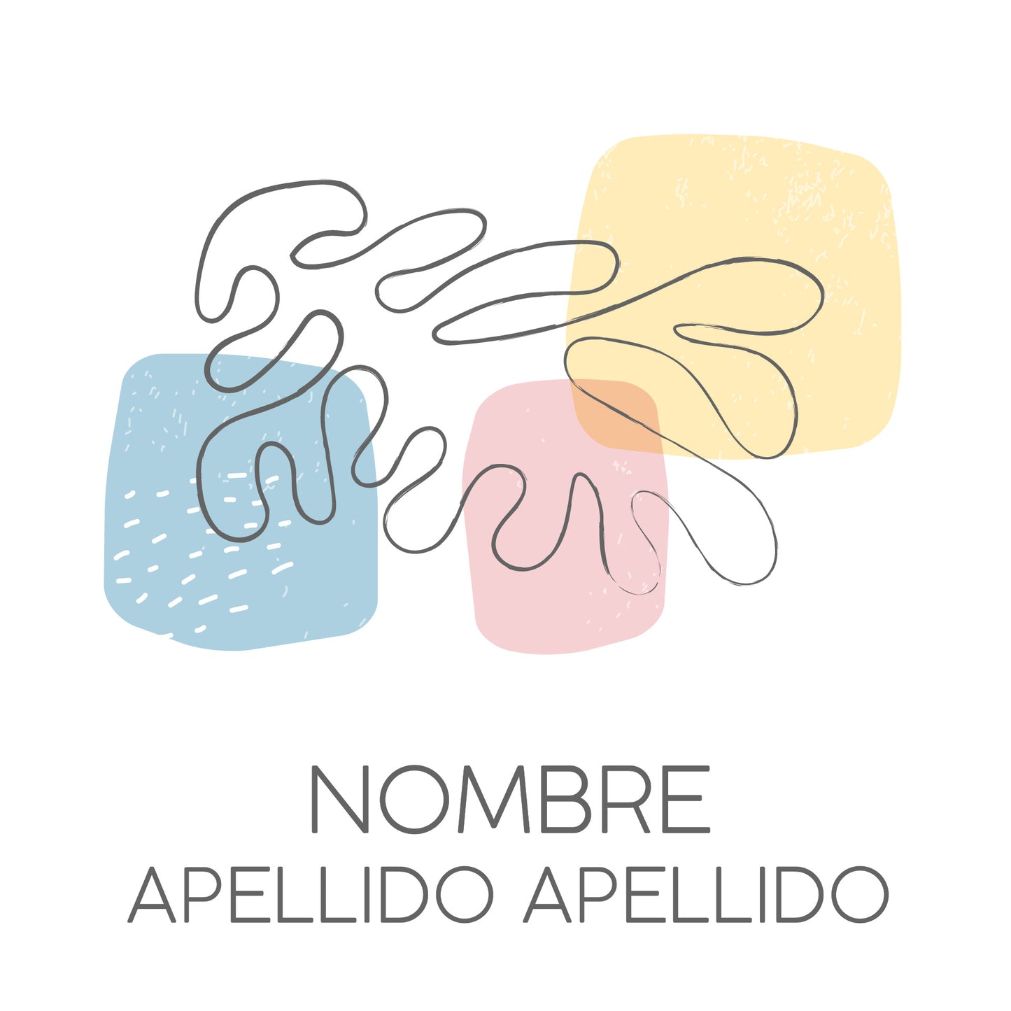 Abstracto claro con delineado