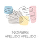 Abstracto claro con delineado