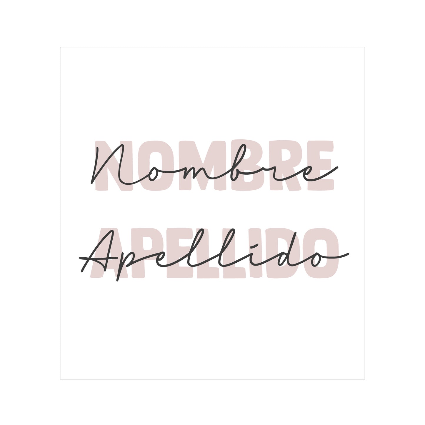 Sombra rosa typo